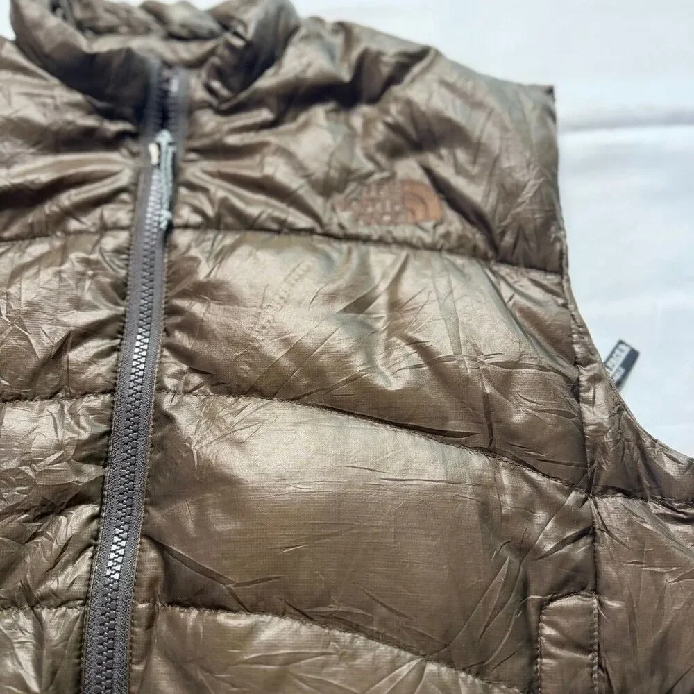 The North Face Summit Series Men's Down Puffer Vest - Size M - Bronze/Brown